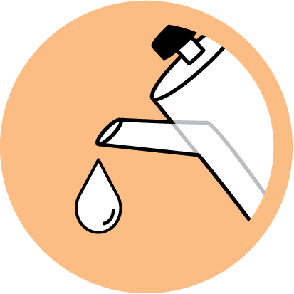 A watering can pouring a droplet of water.