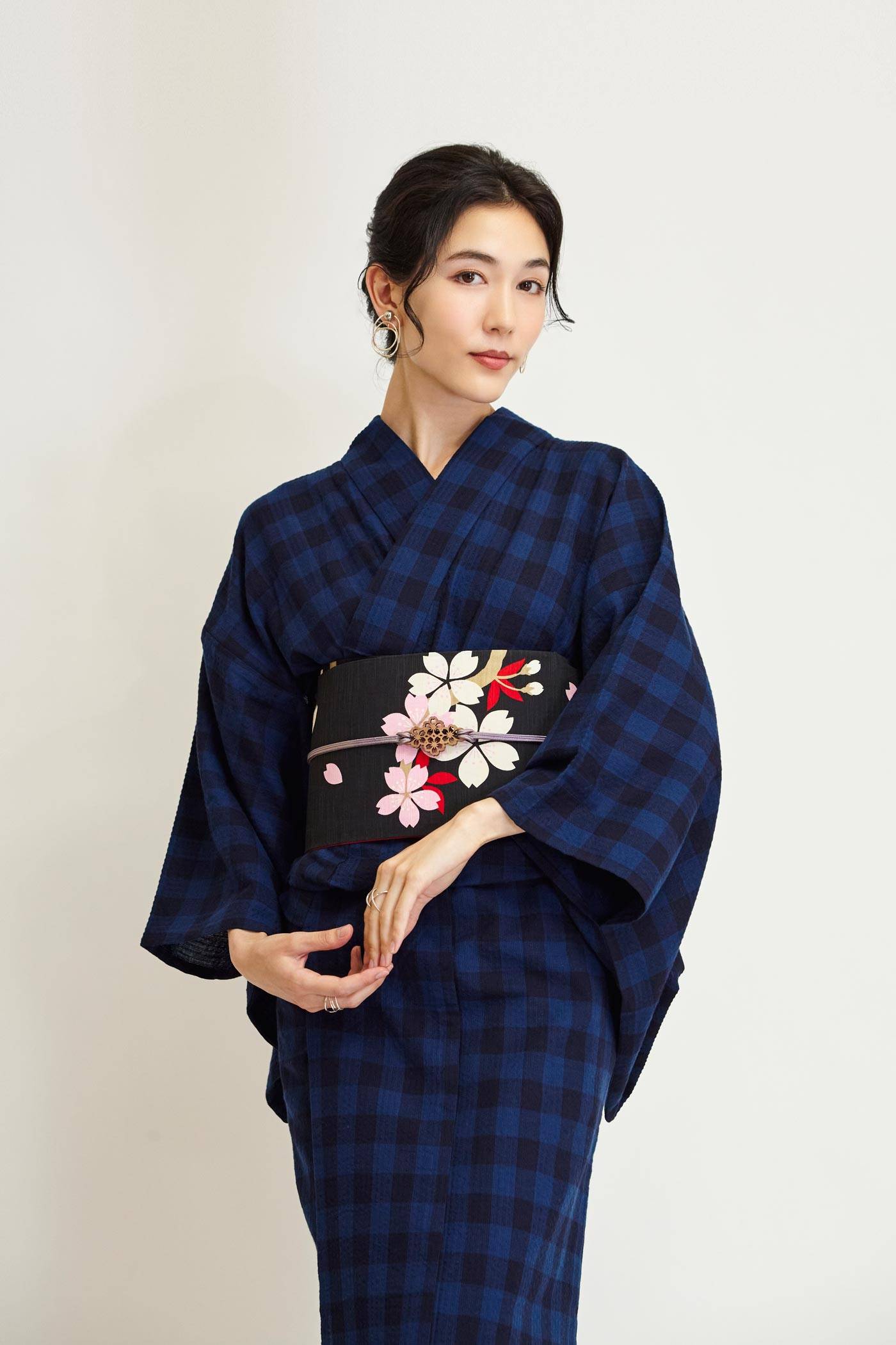 Japanese Kimono With Obi and a Bag -  Israel