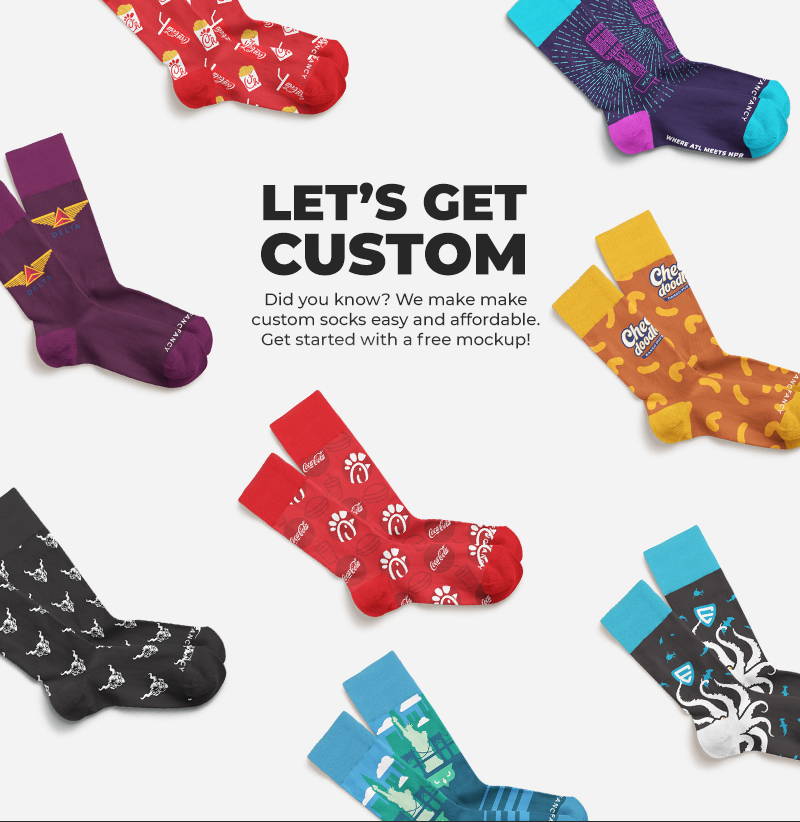 Download Custom Socks, Premium Cotton, Made To Order | Free Custom ...