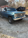 Blue Chevy K10 front view thumbnail