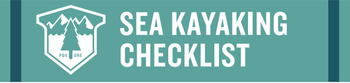 sea kayaking checklist