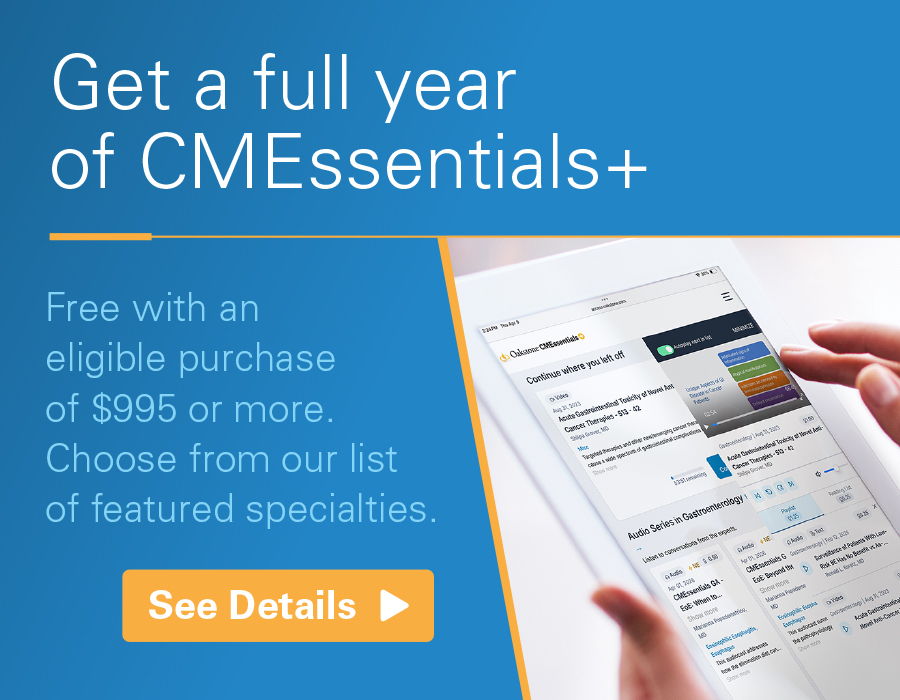 Get a full year of CMEssentials+ with eligible purchase.