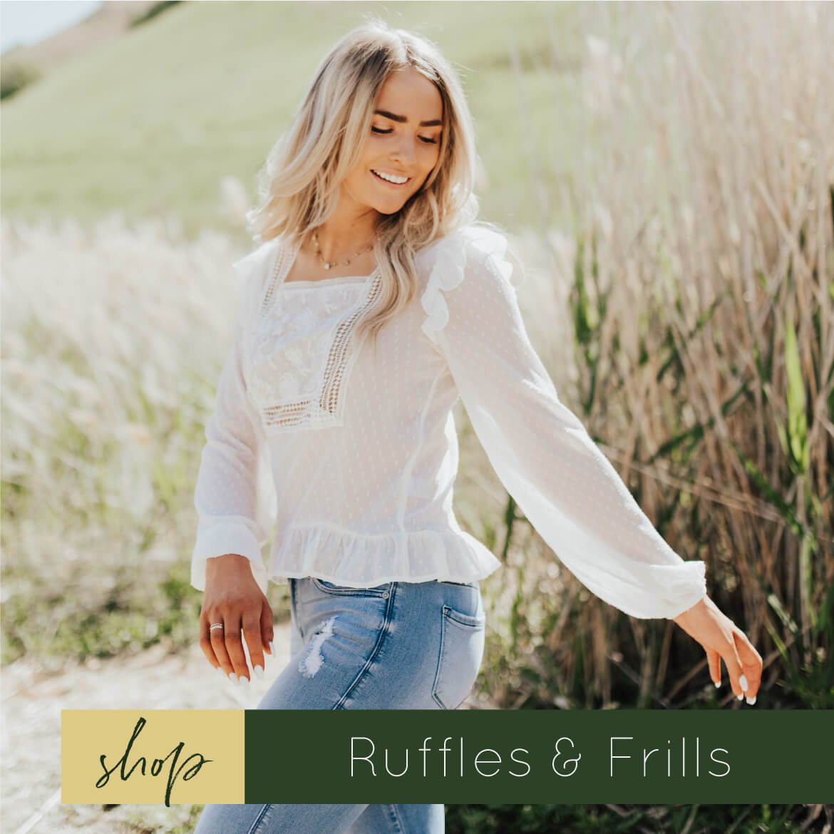 ruffle clothing styles, ruffle tops, women's clothing