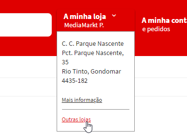 Selecionar uma loja