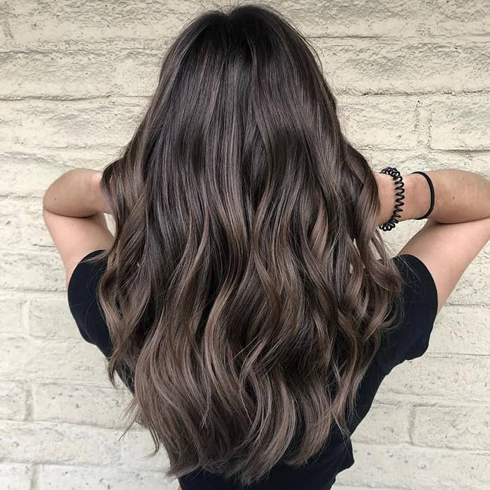Waist-Length Brunette Hair with Textured Layers