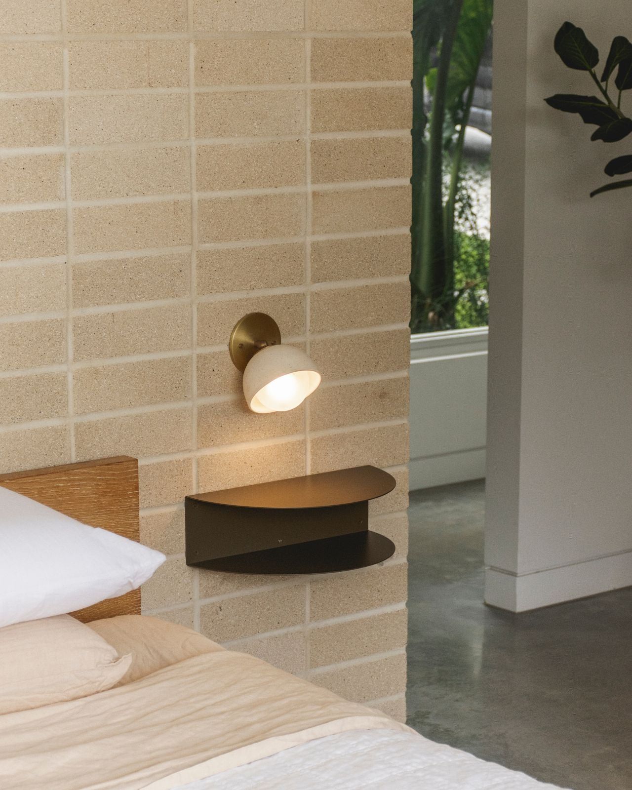 Bedside Wall Light above a floating table