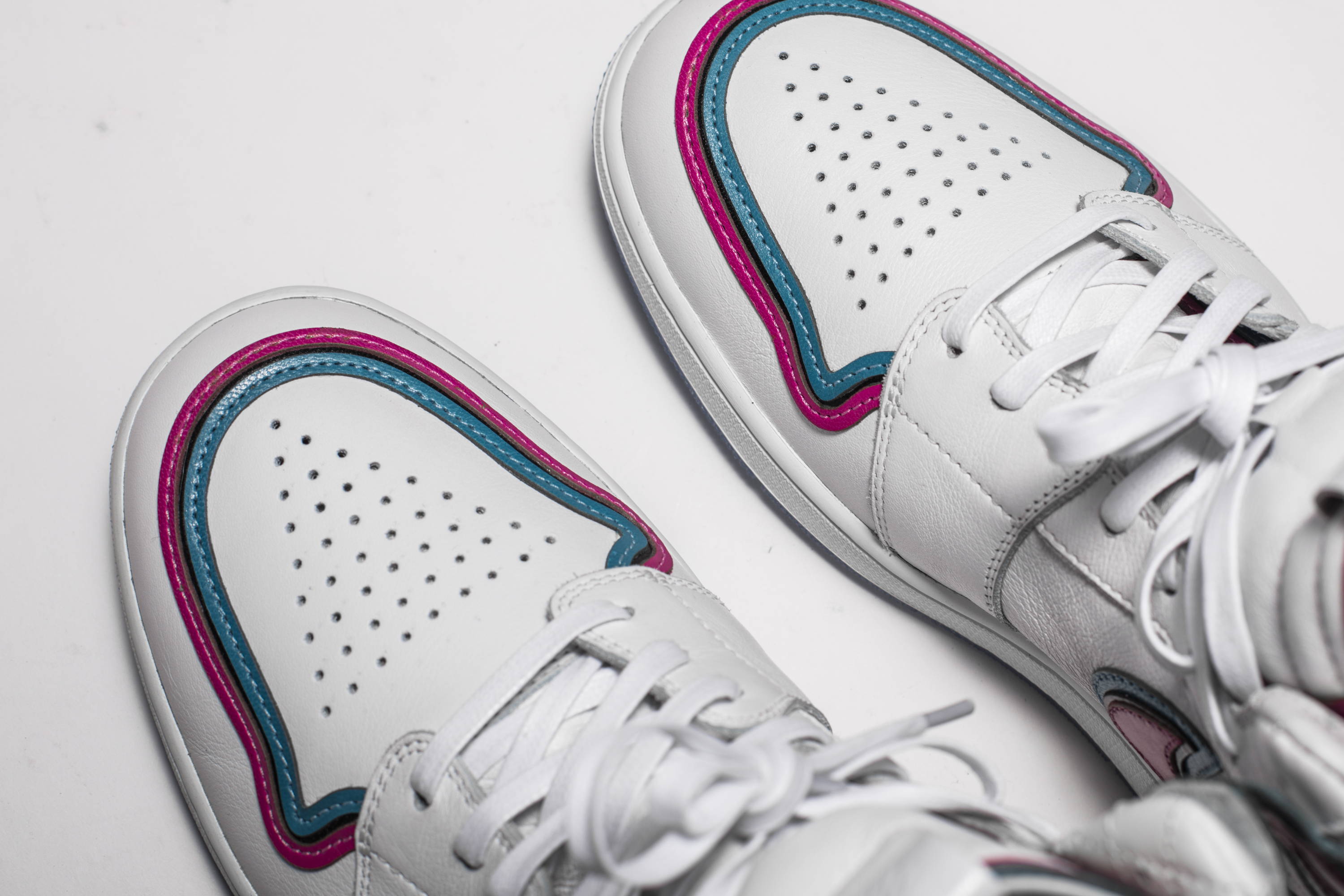 The Shoe Surgeon Creates Special Air Jordan 1 Miami Vice Inspired By New  Heat Jerseys •