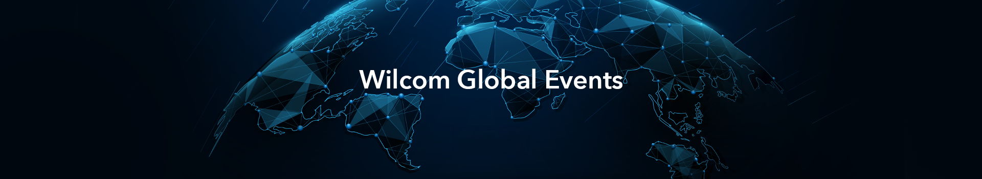 World Global Events text on a dark blue background with a globe design.