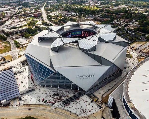 Arena and stadium train horn installs