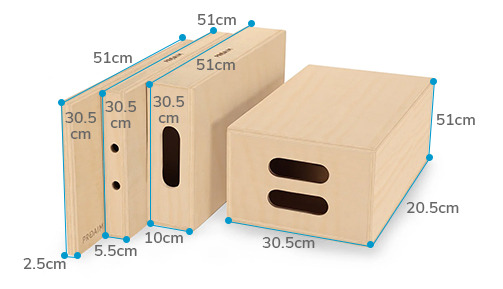 Proaim 4 Apple Boxes set for Studio/Film Set/Photography