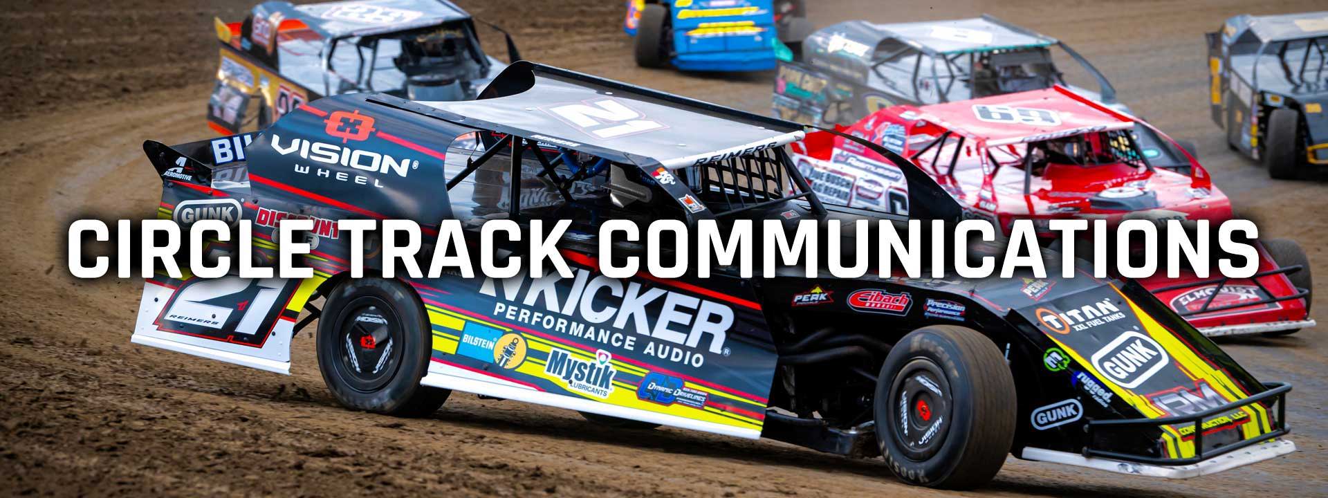 Cam Reimers Circle Track Driver with Rugged Radios Communications