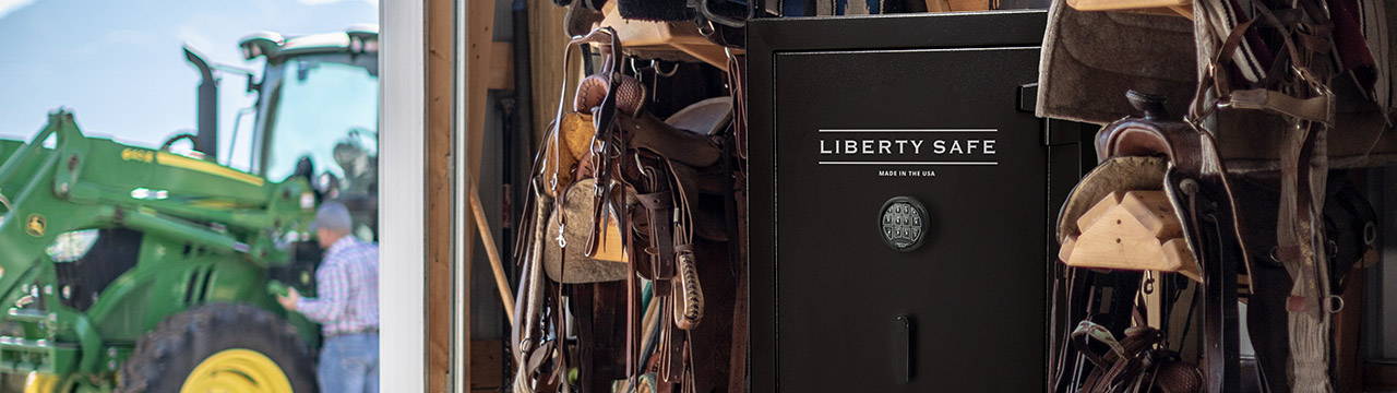 Liberty Gun Safe in Barn