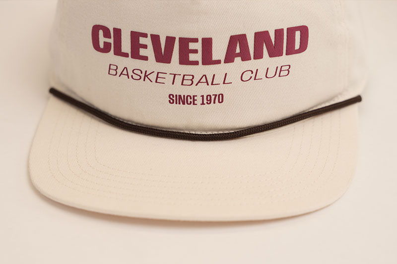 Cleveland Basketball Club cap with the text 