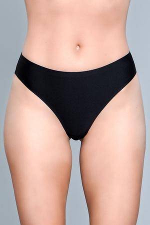 BE Wicked black seamless thong 1850
