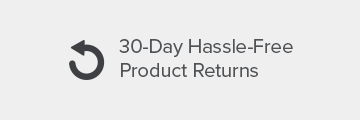 30 Day Hassle-Free Product Returns