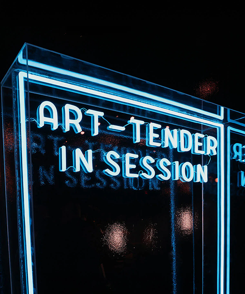 Neon sign reading 