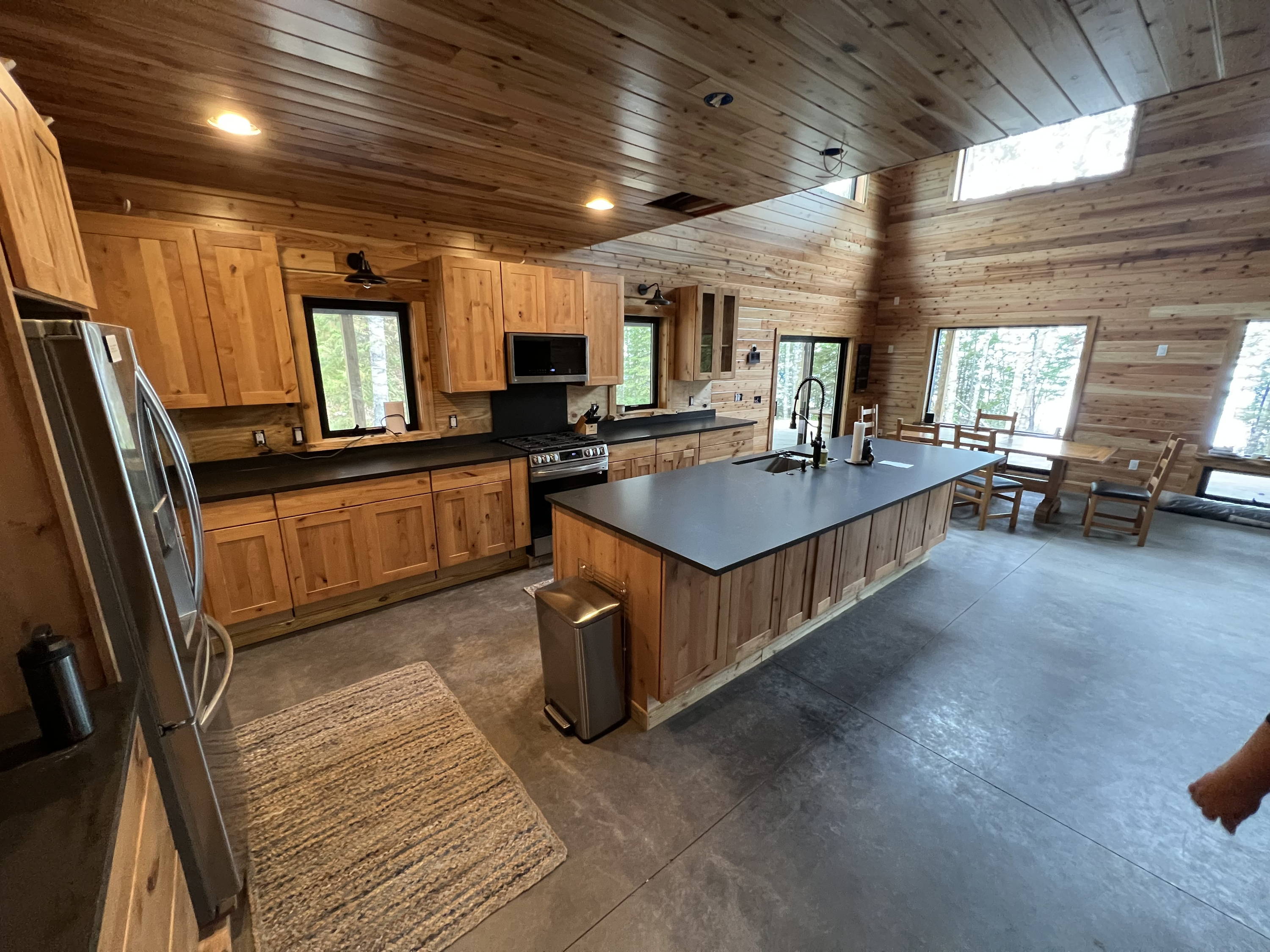 interior western red cedar for kitchen