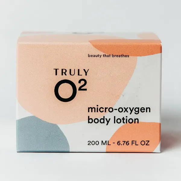 Truly O2 micro-oxygen body lotion box for softening and rejuvenation
