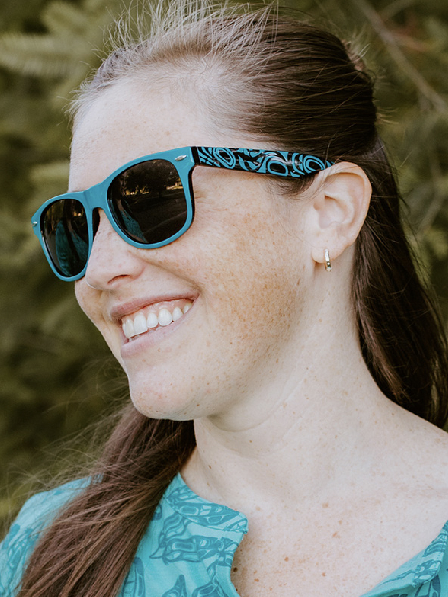 Whale Sunglasses Duotone by Ernest Swanson