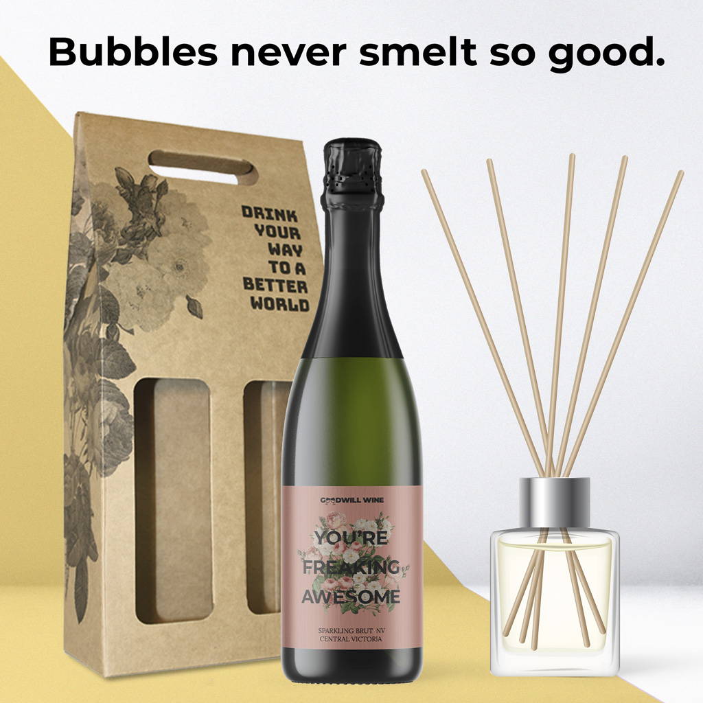 Sparkling Brut Gift Pack qwith Diffuser