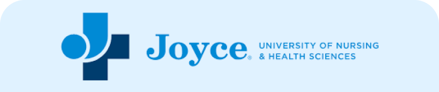 Logo of Joyce University of Nursing and Health Sciences.