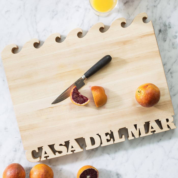 Waves Personalized Cutting Board