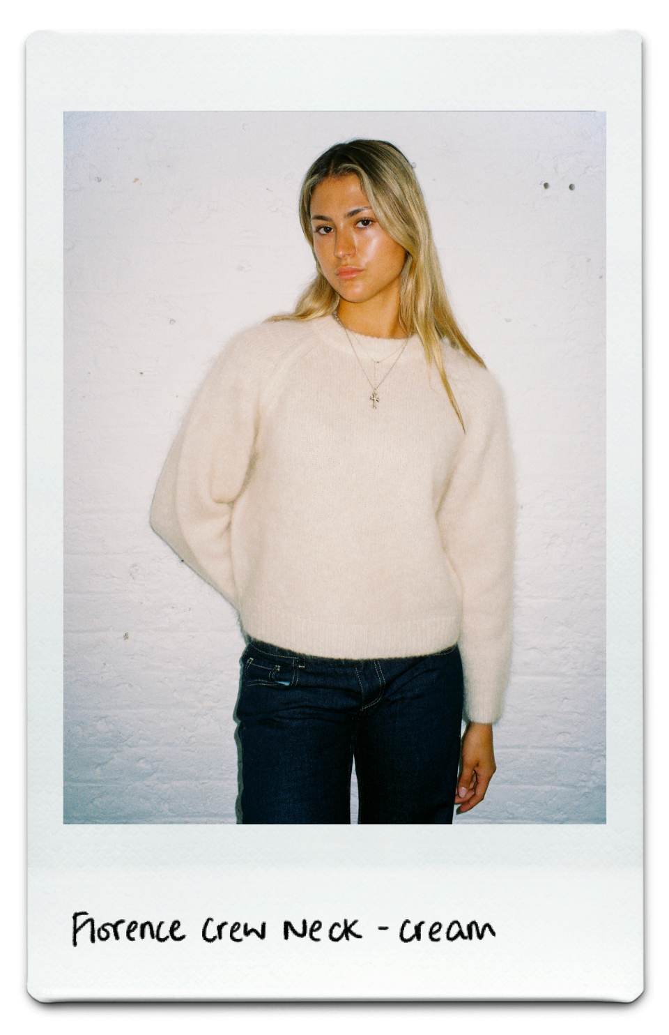 Florence Crew Neck White