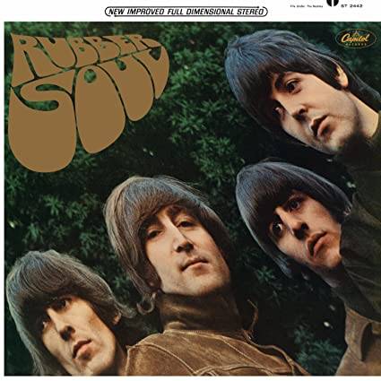 The Beatles' Rubber Soul album cover