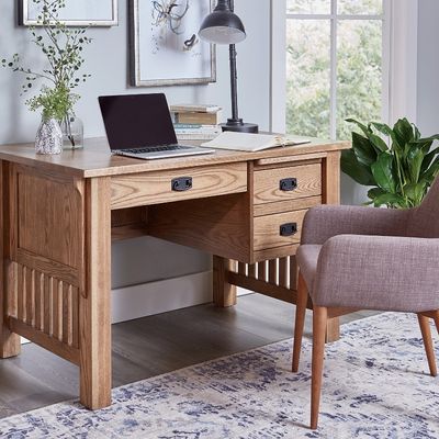 Amish Tables Red Oak Wood Office Guide