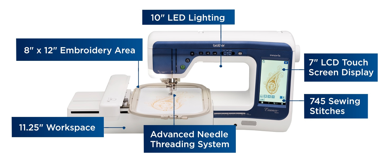 Brother Essence VM5200 Sewing and Embroidery Machine Features
