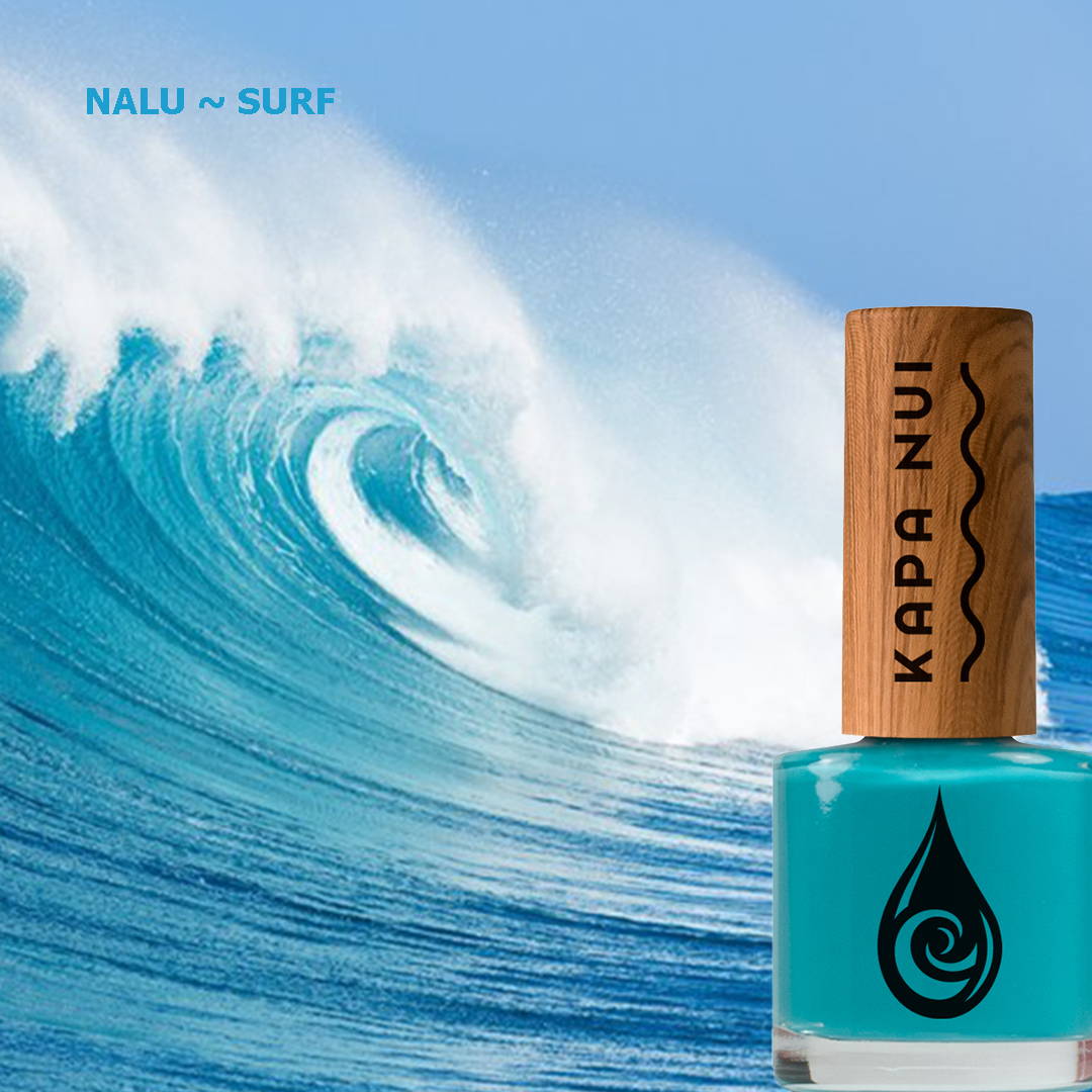 nalu toxin free nail polish bottle in surf