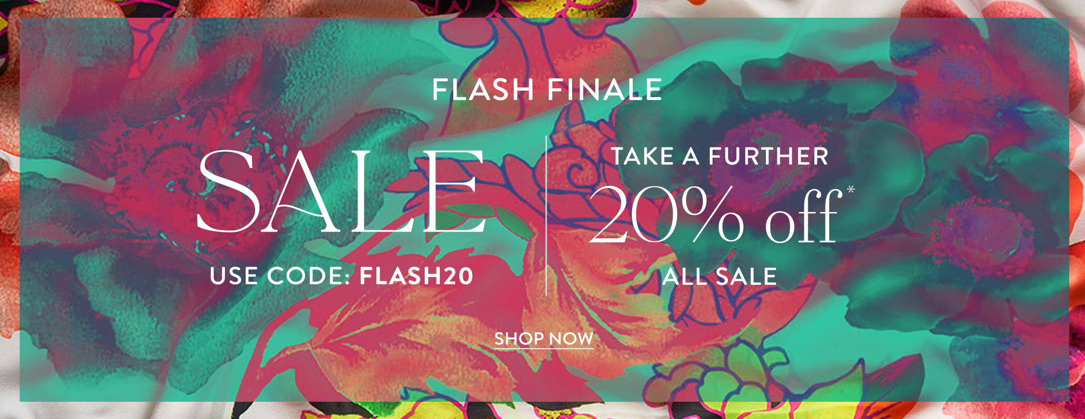 CAMILLA SALE | flash finale | take a further 20% off all sale | use code: FLASH20 