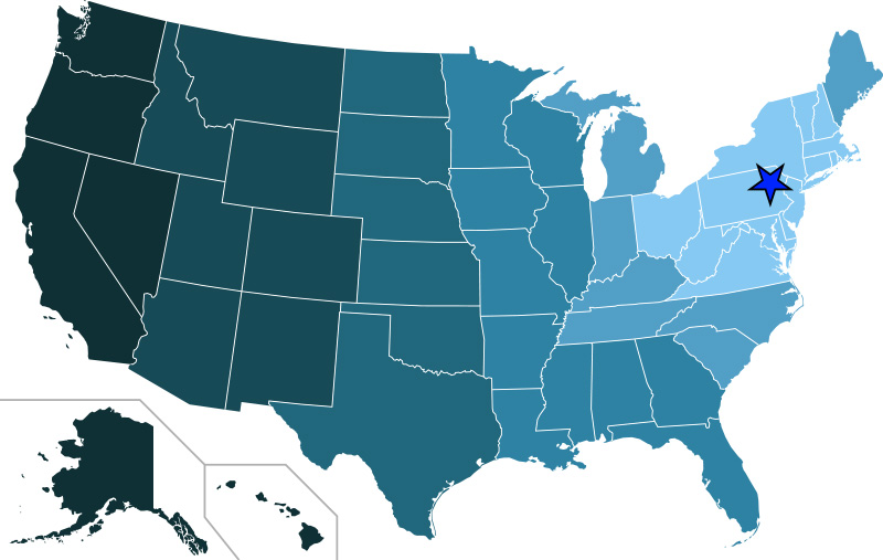 Economy Shipping Map