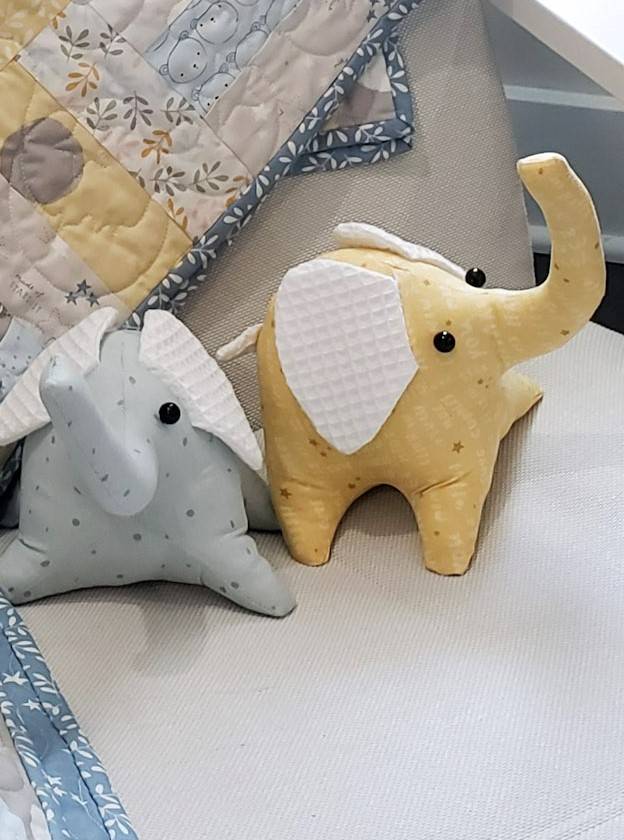 Elephant Stuffy Project for Baby Shower Gift