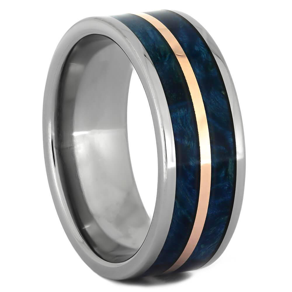 Blue Ring With Pinstripe