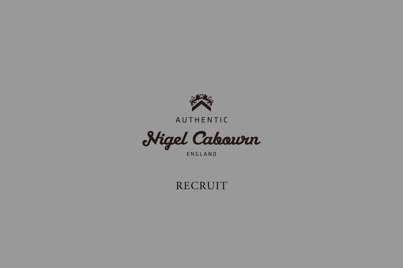 Logo of Nigel Cabourn, featuring the word 