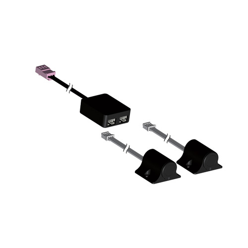USB device with connectors and mounting brackets.