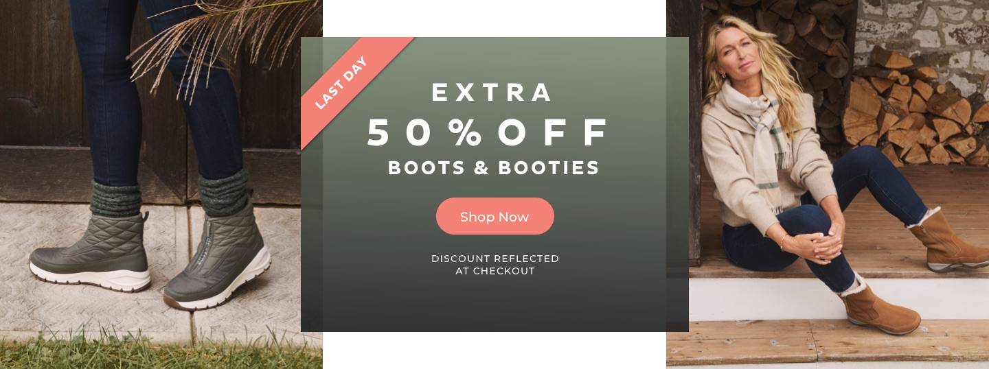 Extra 50% Off Boots & Booties