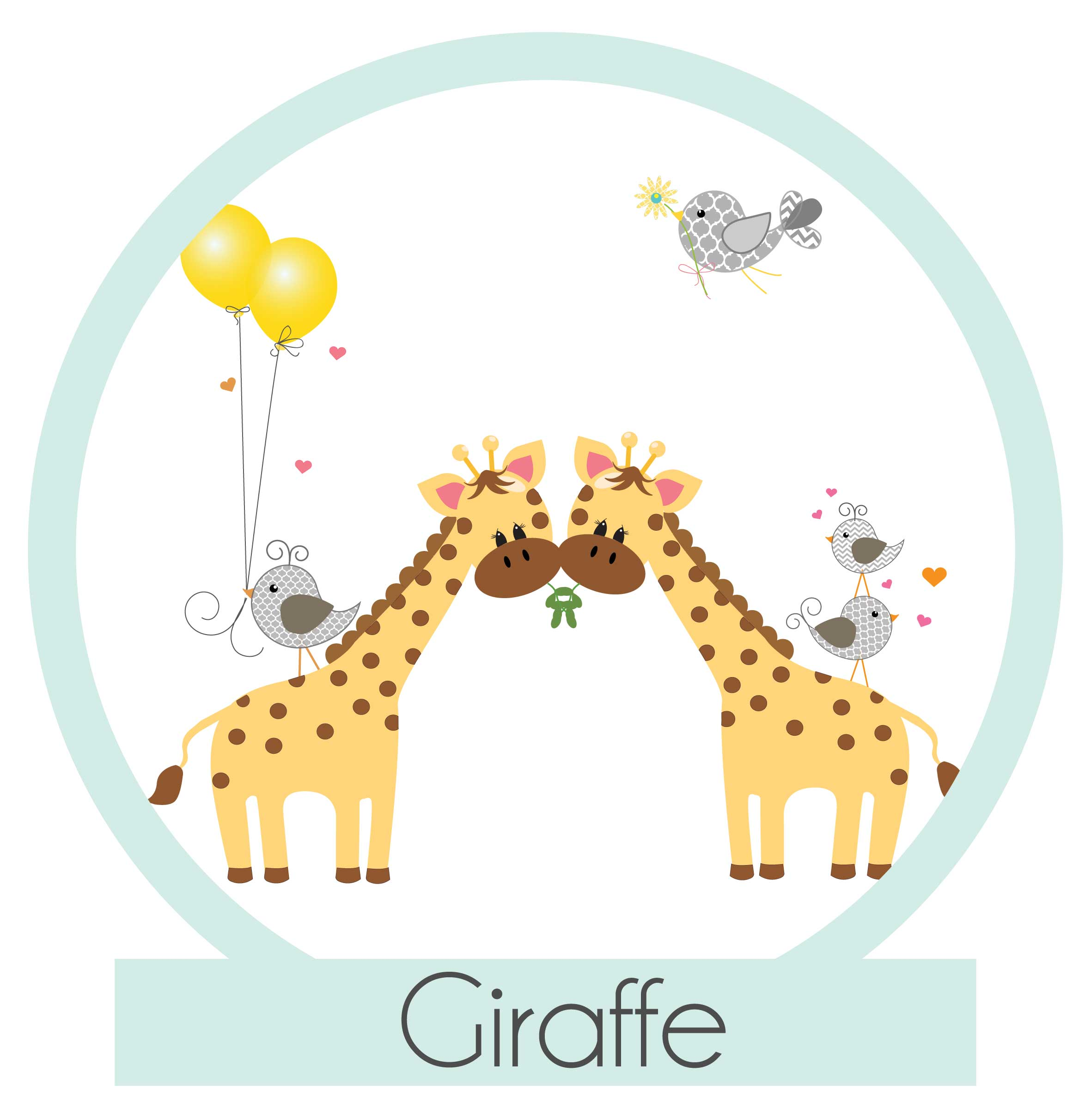 giraffe baby gift