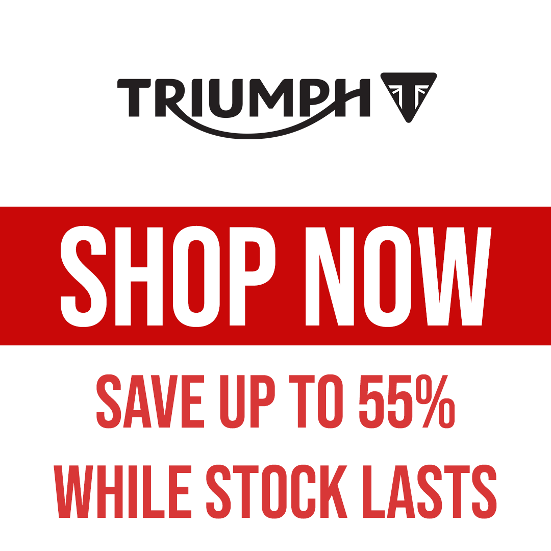 Save up to 55% off Triumph Clothing.