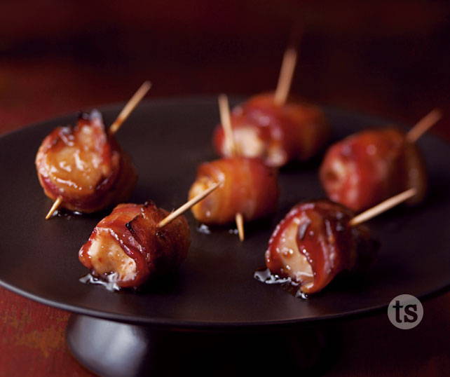 honey teriyaki chicken bacon bites