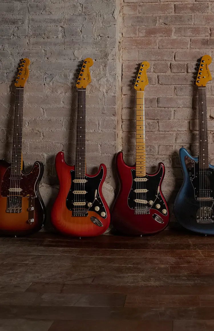 Fender American Professional - Fender's new contemporary USA workhorse range, available at Andertons Music Co.