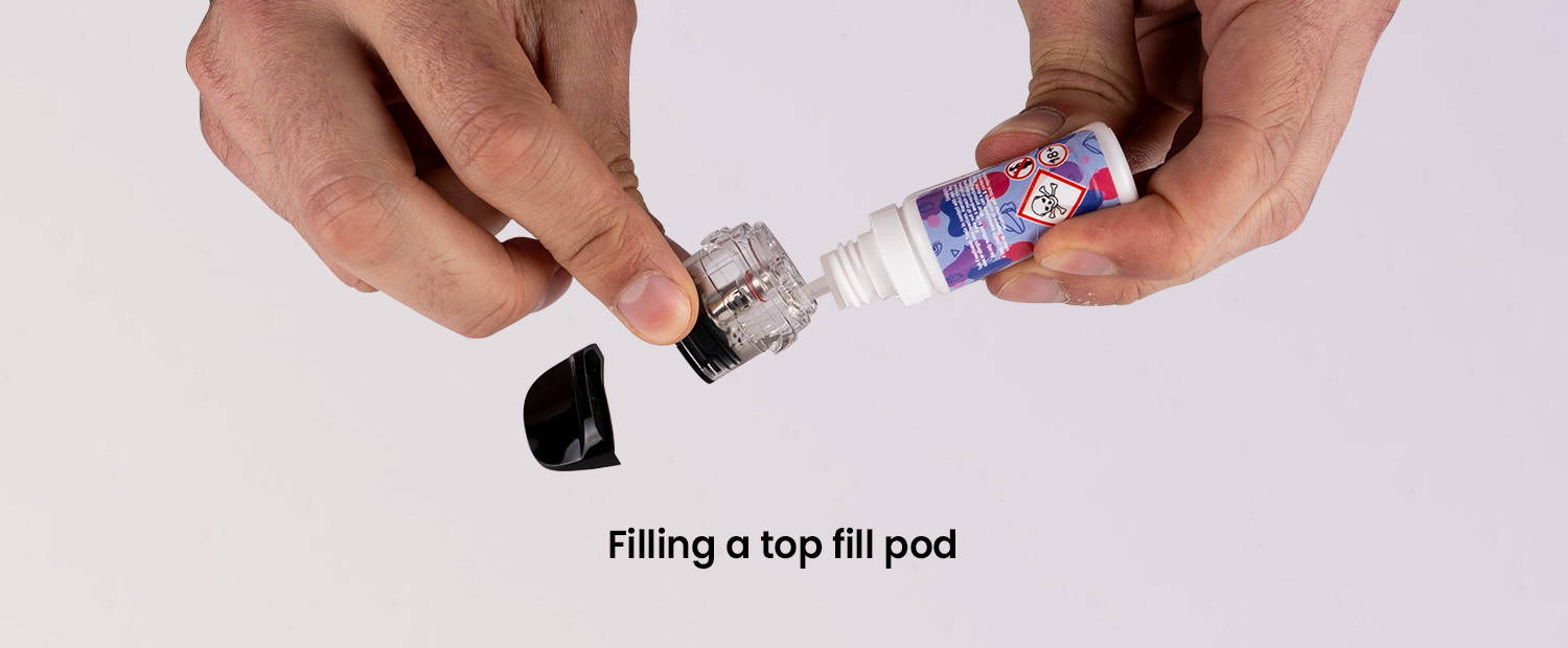 Image of a top filling MTL pod.