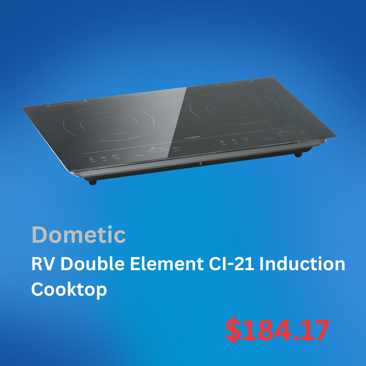 Dometic Double Element Induction Cooktop