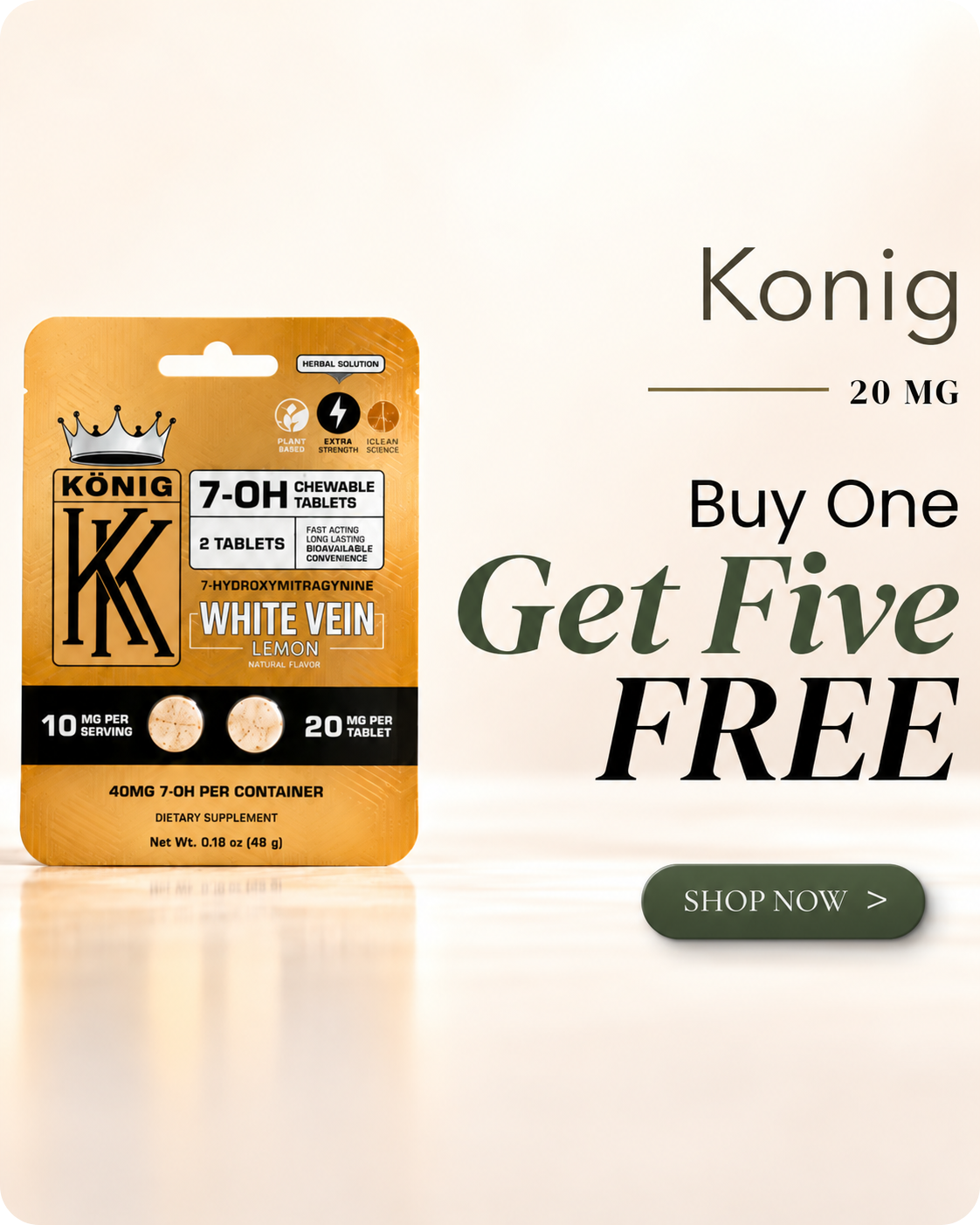 Koning product promotion with 