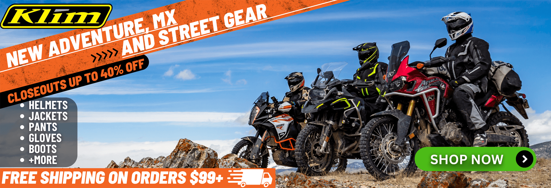 Check out the new Klim gear here