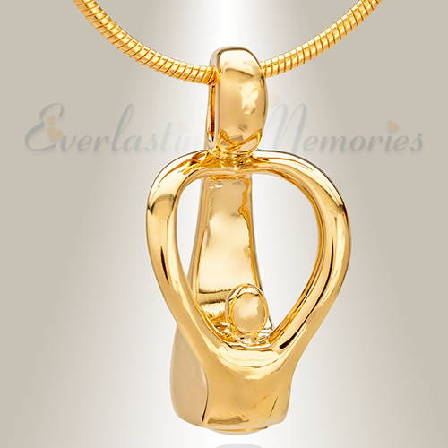 Gold Plated Free Spirits Cremation Jewelry
