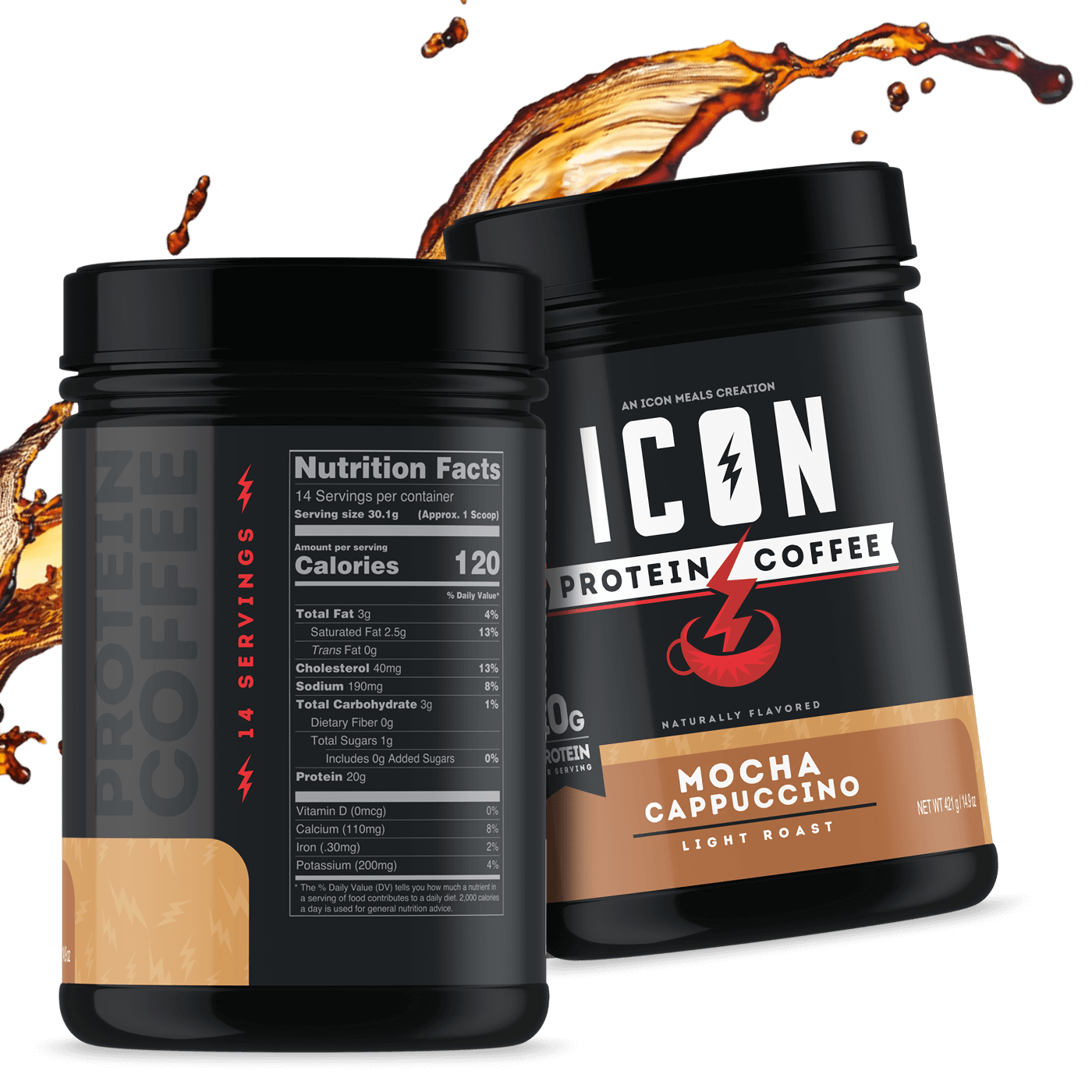 Icon Protein Coffee Icon Meals