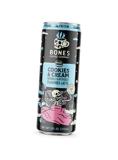 Bones Coffee RTD Cookies and Cream Can