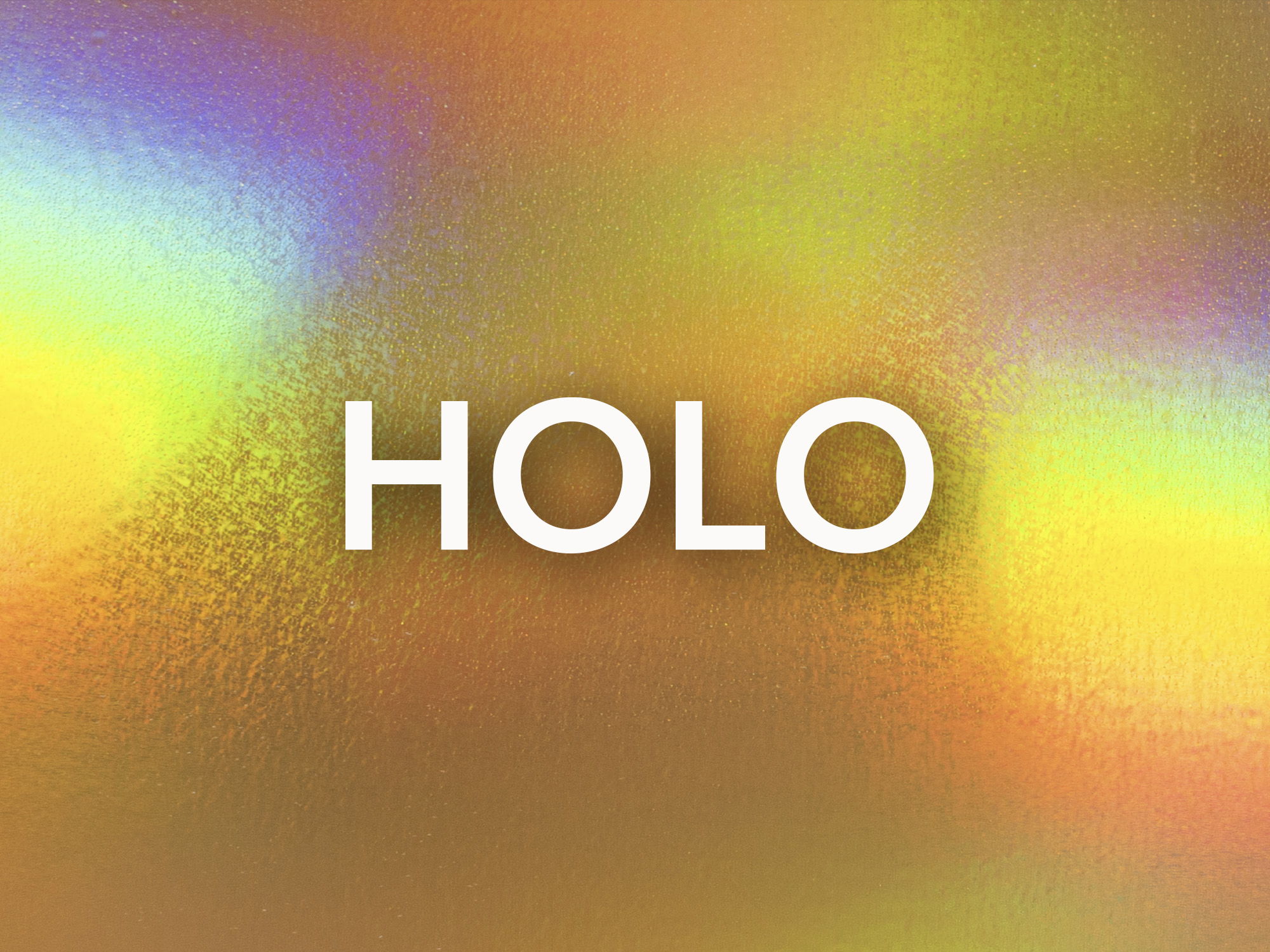 Holographic HTV swatch showing shifting rainbow iridescence